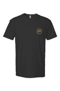 Heather Short Sleeve T shirt Black and gold limited edition