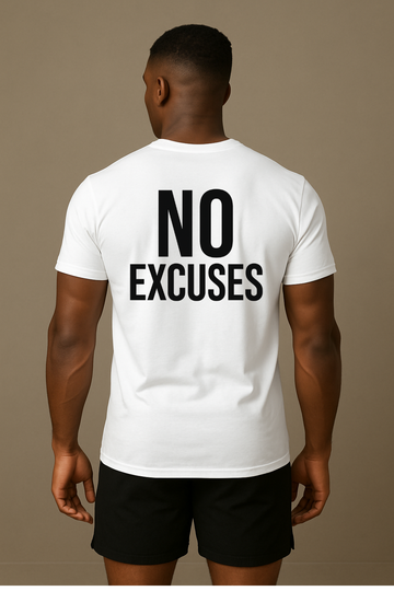 DTP Heather Short Sleeve T-Shirt – NO EXCUSES Edition UNISEX